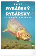 Nástěnný kalendář 2027 Notique Rybářský CZ/SK, 33 x 46 cm