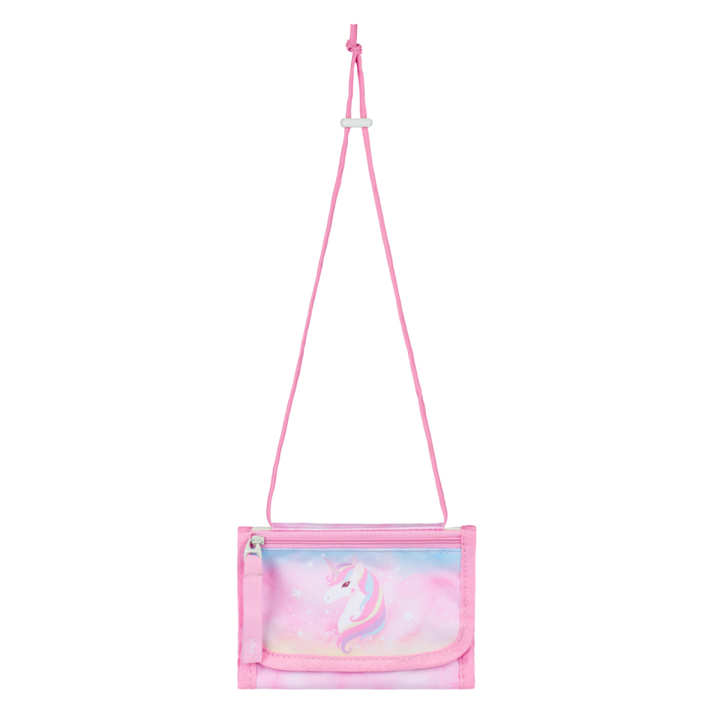 Levně Peněženka na krk BAAGL - Rainbow Unicorn