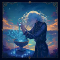 Nástěnný kalendář poznámkový 2027 Notique Anime Zodiac, 30 x 30 cm (3)