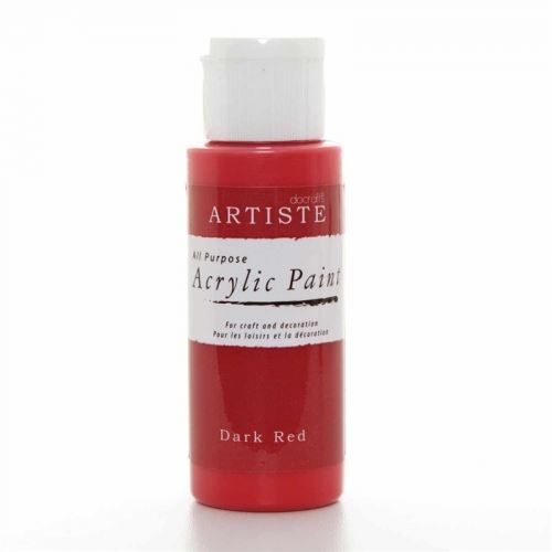 Akrylová barva ARTISTE - tmavě červená (Dark Red)