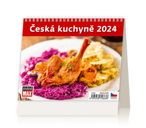 Stolní kalendář Helma Minimax 2024 - Česká kuchyně