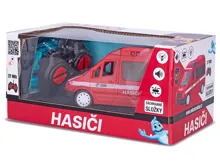 R/C auto hasiči CZ 17 cm 27 MHz plná funkce se světlem a zvukem na baterie (2)