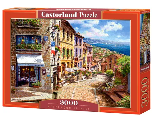 Puzzle Castorland 3000 dílků - Odpoledne v Nice ve Francii