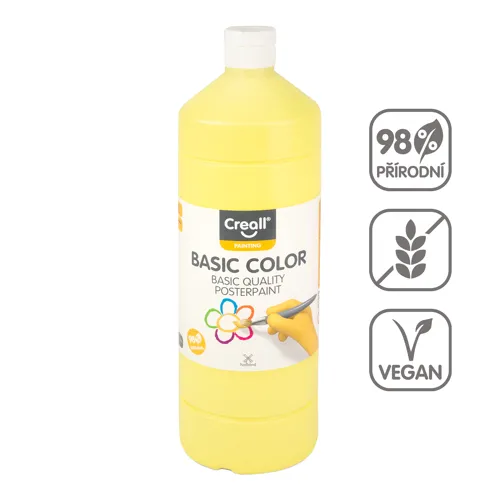 Temperová barva Creall, 500 ml, světle žlutá