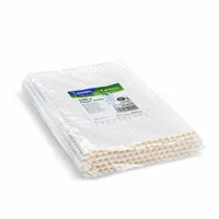 Slámka papírová JUMBO bílá 25 cm, Ø 8 mm - 100ks (1)