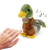 Plyšová kachna divoká se zvukem 21 cm, ECO-FRIENDLY (4)