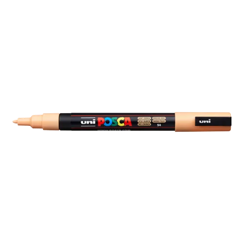 Dekorační popisovač Posca PC-3M, světle oranžová (54), 0,9-1,3 mm
