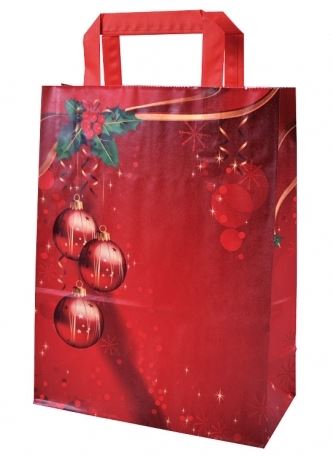 Vánoční dárková taška XL, 27x37cm - Vánoční ozdoby
