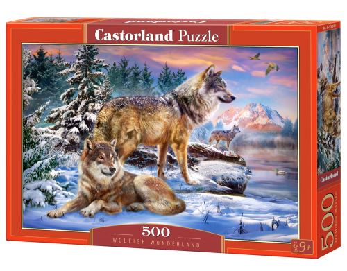 Puzzle Castorland 500 dílků - Vlčí říše