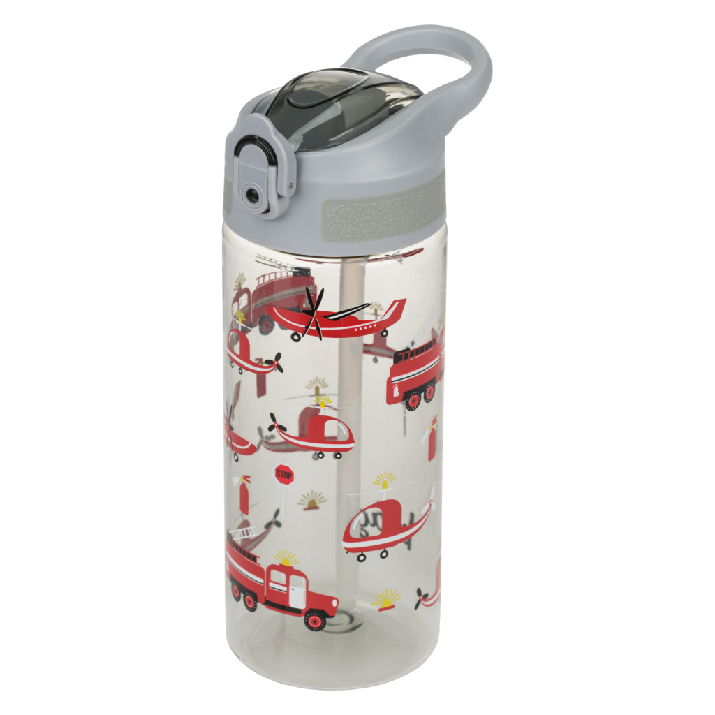 Levně Tritanová láhev na pití s brčkem BAAGL 500ml - Záchranáři