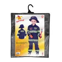 Dětský kostým Hasič s českým potiskem, vel. M (1)
