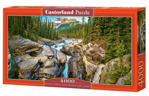 Puzzle Castorland 4000 dílků - Mistaya Canyon, Banff National Park, Kanada