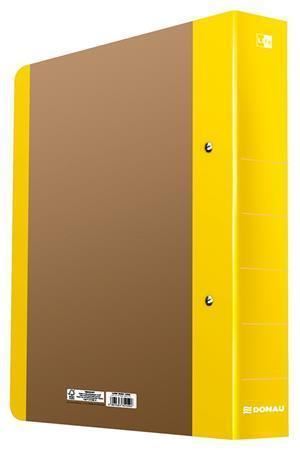 Kroužkový pořadač "Life", neonově žlutá, 50 mm, A4, karton, DONAU