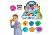 Míček z měkké houby do vody 6 cm - mix barev