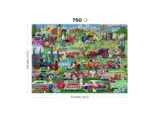 Dřevěné puzzle XL, 750 dílků - Veteráni (3)