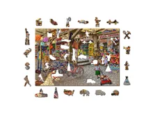 Dřevěné puzzle L, 400 dílků - V hračkářství (2)