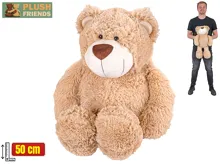 Plyšový medvěd Plush Friends 50 cm - béžový