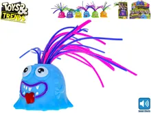 Toys&amp;Trends Brainboooom příšerka 6 cm s dlouhými vlasy se zvukem na baterie - mix barev