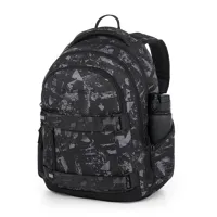 Studentský batoh Bagmaster Nomad 25 B černo-šedý (4)