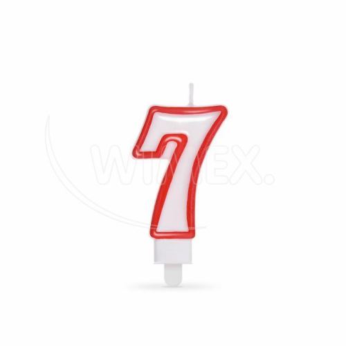 Číslová svíčka "7"