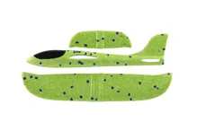 Letadlo házecí polystyrenové 22 cm - mix barev (10)
