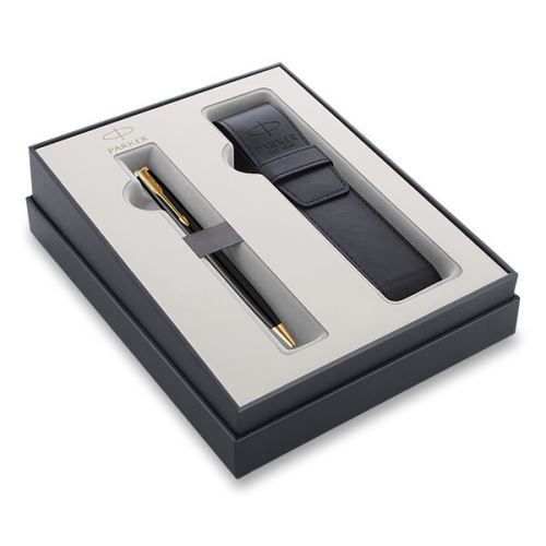 Parker Sonnet Black GT - kuličkové pero v dárkové kazetě s pouzdrem