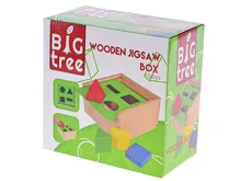 Vkládačka dřevěná Big Tree 18 × 18 × 10 cm různé tvary (2)