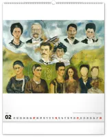 Nástěnný kalendář 2027 Notique Frida Kahlo, 48 x 56 cm (2)