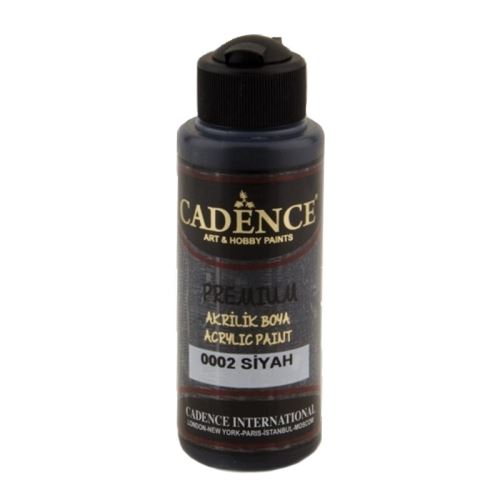 Akrylová barva CADENCE PREMIUM 2XL, 250 ml - černá (black)