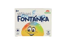 Stříkací fontánka do vody 10 cm se světlem - červená (5)