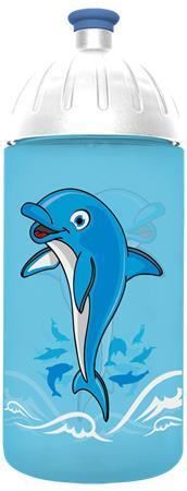 FreeWater láhev 0,5l Delfín tyrkysová, FREEWATER