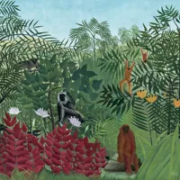 Nástěnný kalendář poznámkový 2027 Notique Henri Rousseau, 30 x 30 cm (8)