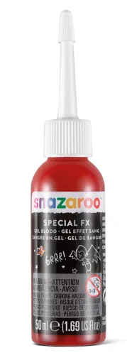 Barva na obličej Snazaroo - gel tekutý stará krev 50ml