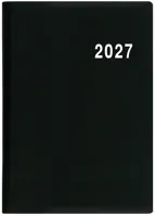 Týdenní diář 2027 Baloušek Ladislav PVC kapesní černá