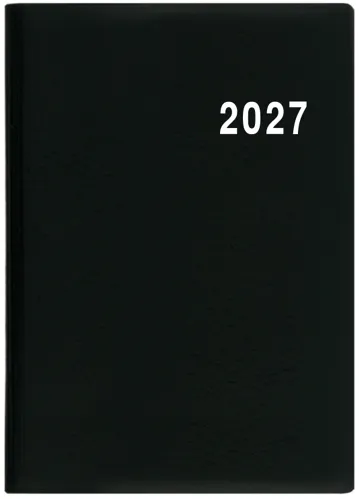 Týdenní diář 2027 Baloušek Ladislav PVC kapesní černá