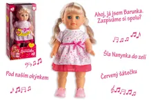 Panenka Barunka chodící a česky zpívající se zvukem 42 cm (6)