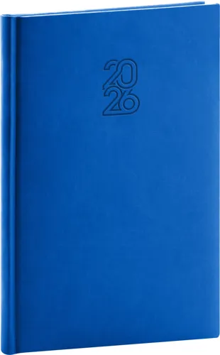 Týdenní diář 2026 NOTIQUE A5 - Aprint modrý, 15 x 21 cm