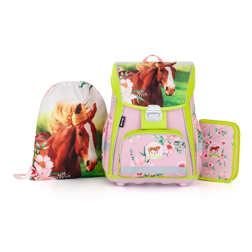 Školní batohový set 3-dílný Karton P+P Premium Kůň