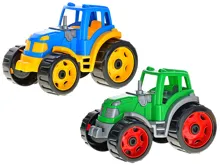 Traktor 25 cm na volný chod - mix barev