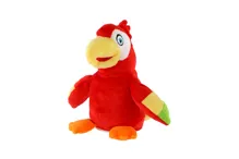 Plyšový papoušek Jaroušek opakující věty se zvukem 16 cm (2)