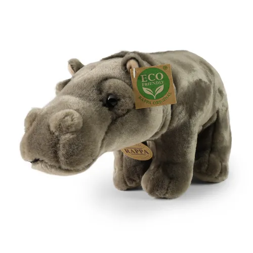 Plyšový hroch stojící 30 cm ECO-FRIENDLY