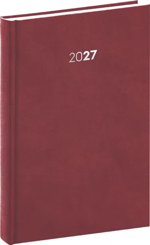 Denní diář 2027 Notique A5 Balakon bordó