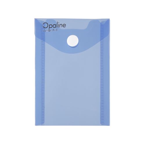 Obálka s drukem A7 psaníčko Opaline, na výšku - modrá