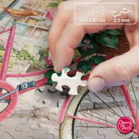 Puzzle Cherry Pazzi 500 dílků - Klídek - Rozvoz květin - růžové kolo (5)