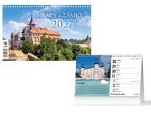 Stolní kalendář 2027 MFP Hrady a zámky