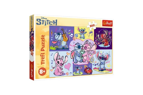 Puzzle Lilo&Stitch - Bláznivý Stitch 300 dílků 60x40cm v krabici 40x27x4cm
