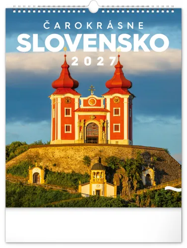 Nástěnný kalendář 2027 Notique Čarokrásne Slovensko, 30 x 34 cm