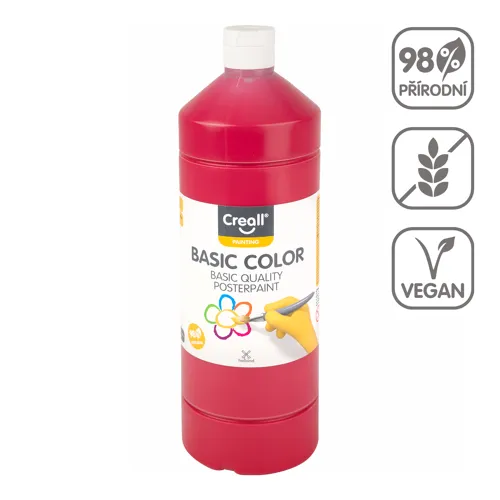 Temperová barva CREALL 1000ml - tmavě červená