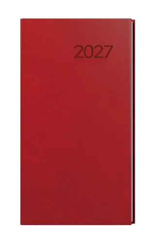Týdenní diář 2027 Baloušek Jakub Vivella kapesní bordó