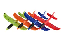 Letadlo házecí polystyrenové 22 cm - mix barev (5)